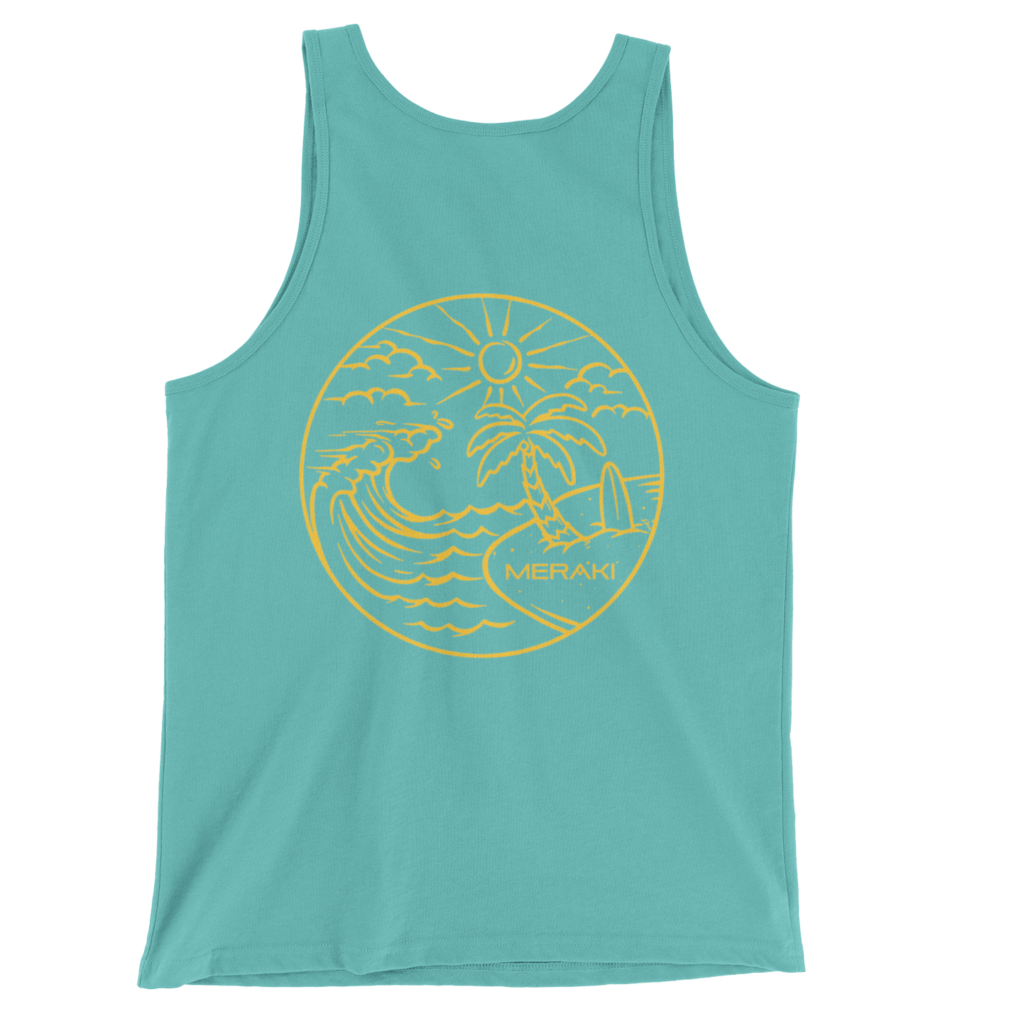 Men's Teal Summer Tank Top