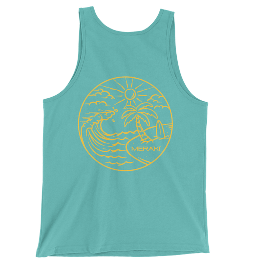 Men's Teal Summer Tank Top